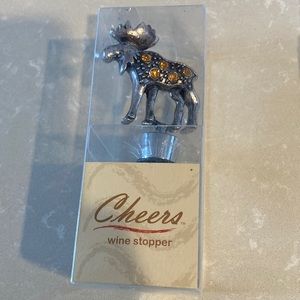 Moose wine stopper